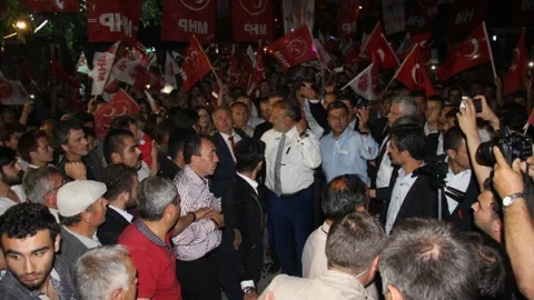 Çanakkale'de MHP Gece Mitingi