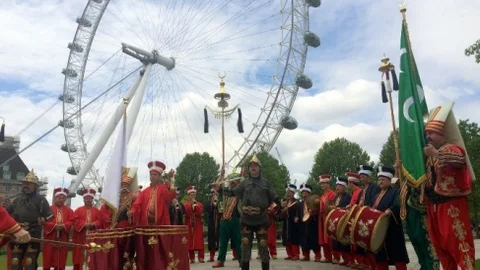 Anadolu Kültür Festivali'nde Bursa Mehter Takımı sahne aldı