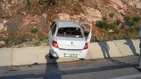 Bilecik'te Gülümbe Rampalarında kaza meydana geldi