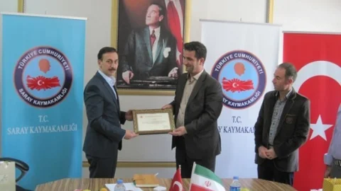 Saray'da İran Heyeti ile Toplantı