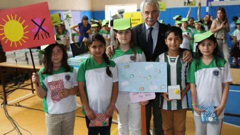 Çocuklara ağaç sevgisi aşılandı