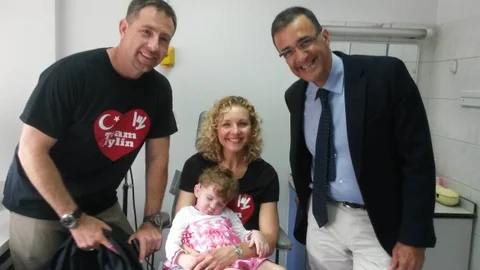 Ankara'da Küçük Aylin Rose'un Sağlığına Kavuşması
