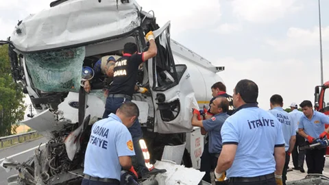 Adana'da kaza: 1 ölü, 1 yaralı