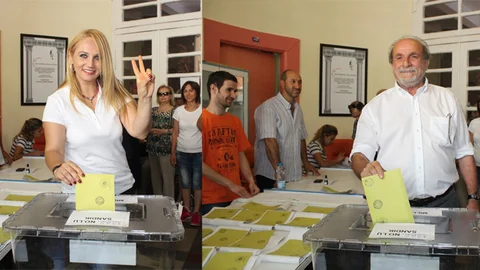 İzmir'de HDP adayları oylarını kullandı