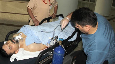 Samsun'da silahlı saldırıya uğrayan genç hastaneye kaldırıldı