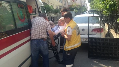 Çorlu'da ambulansla oyunu kullandı