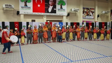 Gaziantep'te Halkoyunları Kültür Kupası düzenlendi