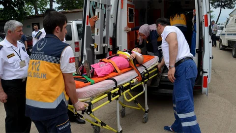 Ordu'da Fatsa'da trafik kazası 5 kişinin yaralanmasına neden oldu.