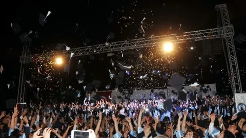 Nazilli'de mezuniyet coşkusu yaşandı