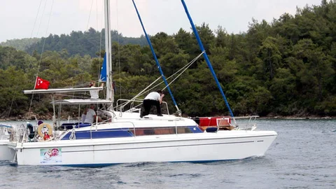 Marmaris'te Sadun Boro için deniz korteji düzenlendi