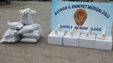 Batman'da bir iş yerinden 17 bin 500 lira değerinde zirai gübre çalan bir kişi tutuklandı.