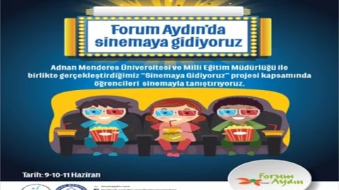 Aydın'da Sinemaya Gidiyoruz projesi