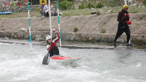 Ardeşen'de kano heyecanı sona erdi