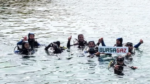 BURSA'da BURAK Ekibi, su altı dalış eğitimine devam ediyor