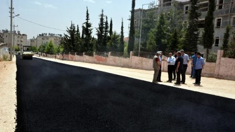 Kilis'te asfalt çalışmaları hızla sürüyor