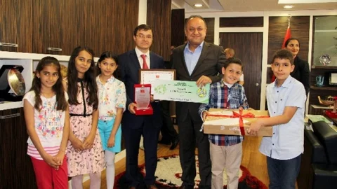 Kastamonu'da atık pil toplama kampanyasında ödüller verildi