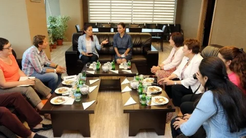Van'da Fransız Heyet Ziyareti
