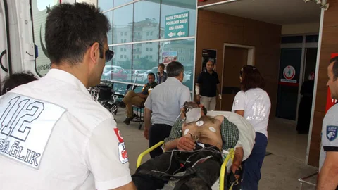 İnegöl'de arıların saldırısına uğrayan bal üreticisi hastaneye kaldırıldı