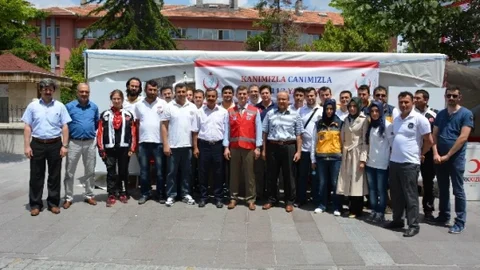 Konya'da kan bağışı kampanyası düzenlendi