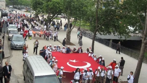 Kastamonu'da İstiklal Yolu Yürüyüşü
