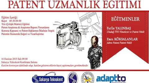 Sakarya'da Patent Uzmanlık Eğitimi