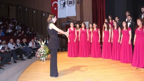 Ankara'da Koro Şenliği'nde Başarı