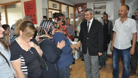 MHP'li Balkız'dan Soma İlçe Teşkilatı'na ziyareti
