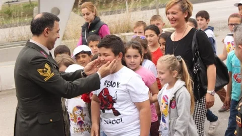 Çarşamba'da Jandarma Ziyareti