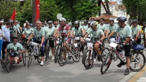 Bursa'da Yüz Yıllık Bisiklet Turu