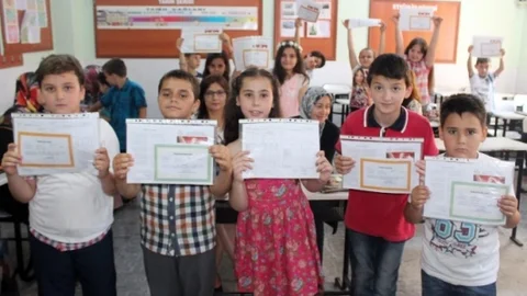 Tekirdağ'da karne heyecanı