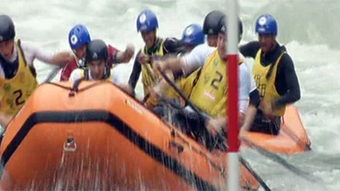 Rize'de Rafting Şampiyonası