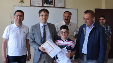 Sincik'te karne dağıtım töreni yapıldı
