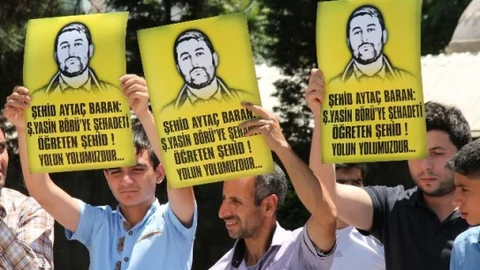 Elazığ'da gıyabi cenaze namazı kılındı