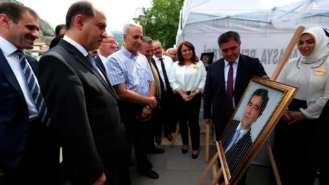 Amasya'da uluslararası festivalde el emeği sergisi