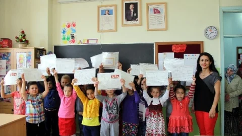 Kastamonu'da karne heyecanı yaşandı