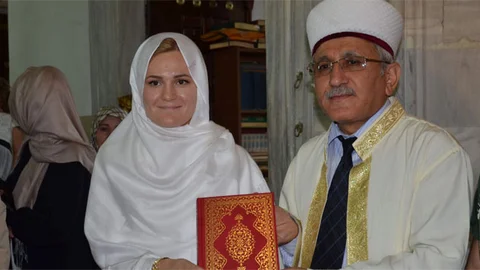 Kocaeli'de Müslüman olan Ukraynalı öğrenci