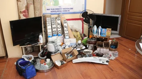 Mersin'de hırsızlık operasyonu kapsamında 3 kişi tutuklandı