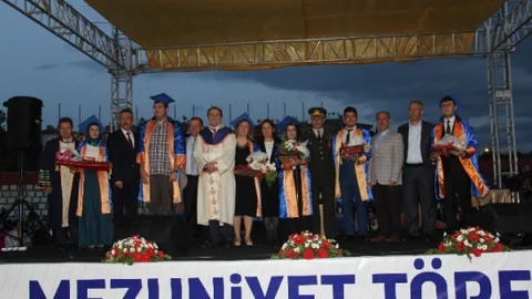Çorum'da mezuniyet coşkusu yaşandı