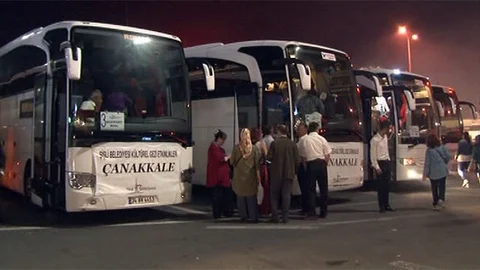 Şişli'de 80 otobüsle Çanakkale'ye gezi düzenlendi