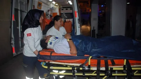 Adıyaman'da otomobil kazası meydana geldi