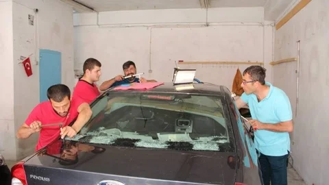 Oltu'da Dolu Hasarı Onarım Merkezi Açıldı