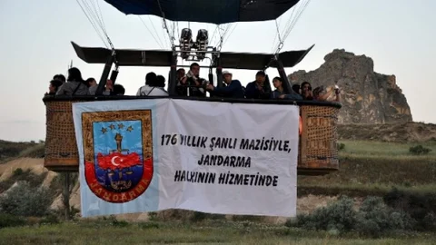 Kapadokya'da Jandarma Kutlaması