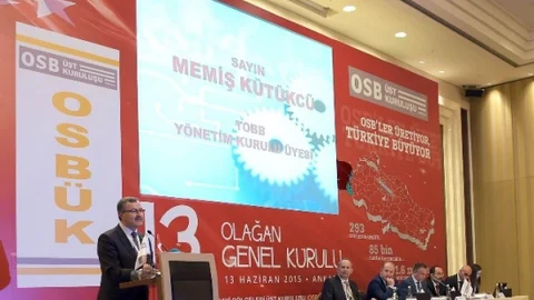 Konya'da Kütükcü OSBÜK Yönetim Kurulu Üyesi