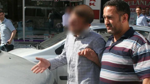 Osmangazi'de silahlı şahıs teslim oldu