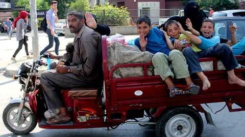 Adana'da Suriyeli ailenin tehlikeli yolculuğu