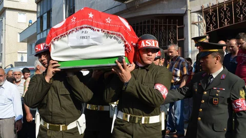 Bursa'da boğulan asker toprağa verildi