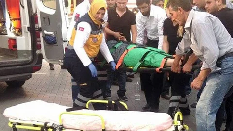 Manisa'nın Turgutlu ilçesinde motosiklet kazası yaşandı