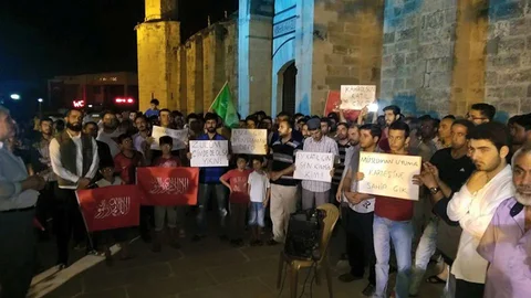 Tarsus'ta Çin Zulmü Protesto Edildi