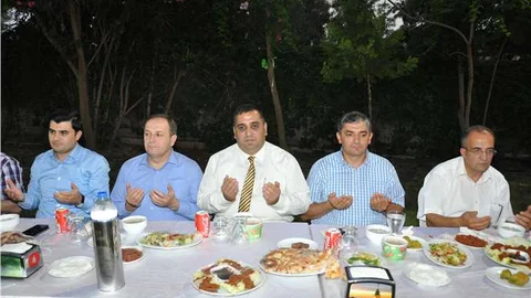 Tayini Çıkan Kaymakamlara Veda Yemeği