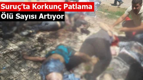 Şanlıurfa'da Patlama Ölü ve Yaralılar Var